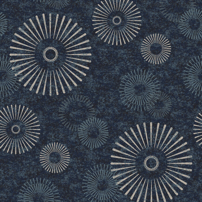 RF5500306 abstract flower blue